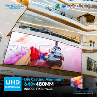 Écran LED haute définition 4K P1.5 P1.86 P2, taux de rafraîchissement 3840/7680Hz, écran couleur fixe pour centre commercial