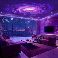 Projecteur LED Ciel Étoilé Galaxie, Veilleuse USB en ABS, 249-2000 Lumens, Lumières Décoratives pour Chambre, Fêtes, Noël, Mariages