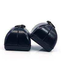 Boîte à bagues de luxe JLM en cuir PU, forme sac à main, double porte, pour demande en mariage, fiançailles, emballage cadeau de bijoux