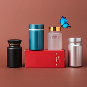 Bottiglie Personalizzate da 100ml 150ml 200ml 250ml in PET Opaco per Integratori Sanitari, Flaconi Vuoti per Medicine, Pillole, Capsule, Vitamine con Scatola - Product Image 3