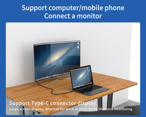 Nhà Máy OEM Nguồn Ưu Đãi Giá Mới Hợp Kim Nhôm Bện Usb 3.1 Bộ Chuyển Đổi Type-C 4K 60Hz Gen2 Usb C Sang Cáp Usb C - Product Image 2