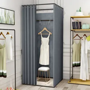 Portable POP UP Fitting Room Movable Changing Room Retail Change Clothes Room