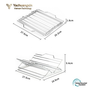 Parrilla ajustable de acero inoxidable para pollo asado, parrilla plegable para pollo, horno, rejilla para hornear, malla para barbacoa - Product Image 5