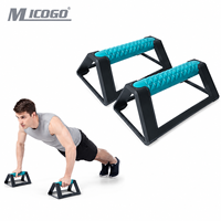 Barres de musculation en forme de H professionnelles avec poignées antidérapantes en TPE, équipement de musculation portable pour la maison, entraînement de la poitrine et des bras