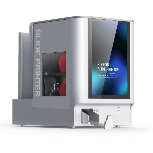 Pathology Laboratory Biochemical Ribbon Laser Microscope Slide Marking Machine Label Printer