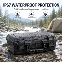 Étui de protection étanche IP67 pour Starlink Mini avec intérieur en mousse personnalisé pour le rangement du panneau solaire et des câbles sur trépied