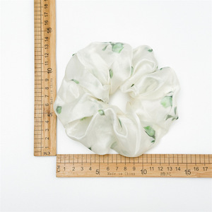 Coleteros de Chifón para Mujer, Lazos para el Cabello de Color Sólido, Bandas Grandes para el Cabello, Estilo Casual, 16 CM, Alta Calidad, Diseño Simple - Product Image 3