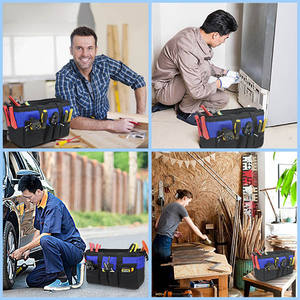 Correa de hombro ajustable Bolsa de herramientas de nylon portátil Personalizable OEM <span class=keywords><strong>Electricistas</strong></span> Organizador de garaje Impermeable Emergencia táctica - Product Image 6
