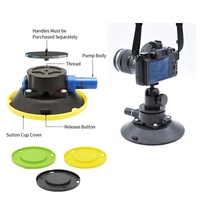 Ventouse à tête sphérique 1 ''avec support de pompe à vide Bras de montage pour caméra Support de téléphone pour pare-brise de voiture Aspiration forte pour Go Pro Ram