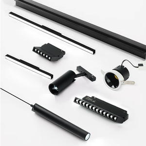 ไฟราง LED 220V สปอร์ตไลท์ติดพื้นผิวไฟสปอร์ตไลท์ติดเพดาน12W 20W 30W 40W สำหรับร้านขายเสื้อผ้า - Product Image 2