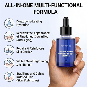 Sérum liposomal 2% GHK-Cu Peptides de Cuivre Anti-âge Raffermissant Complexe Multi-Peptides <span class=keywords><strong>Acide</strong></span> Hyaluronique Visage OEM Marque Privée 30ml - Product Image 4