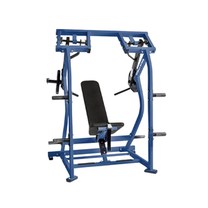 Banco de pesas isolateral comercial de venta directa de fábrica para entrenamiento aislado de pecho y hombros, equipo de gimnasio con carga de placas - Product Image 2