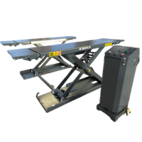 Pont élévateur à ciseaux autoportant mobile de 3500 kg avec rampe de levage pour voitures