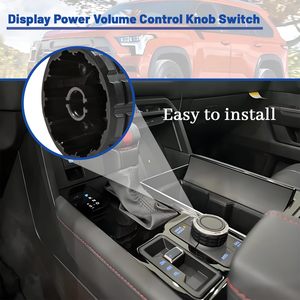 Bouton de commande de climatisation et radio pour Toyota Tundra, 1,49 pouce, en alliage d'aluminium, pièce de rechange 86128-0C060 - Product Image 3