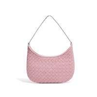 Sac bandoulière de luxe en PU pour femme, motif géométrique, style européen-américain, avec fermeture éclair et chaîne