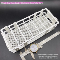 Plastic Multi-functional 13/16/20/25/30 mm Modular Colorimetric Glass Test Tube Rack 15/50 ml Centrifuge Tubes Lab Tube Holder