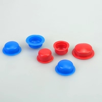 Bouchon en caoutchouc souple en PVC pour tube rond et trou fileté – Taille et couleur personnalisables