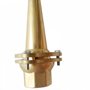 Fontana in Metallo Ottone con Ugello Femminile <span class=keywords><strong>e</strong></span> Finitura Spazzolata per Giardino, Uso Esterno, Montaggio su Supporto - Product Image 2
