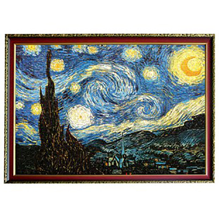 Van Gogh головоломка звездное небо DIY игрушка для взрослых для Amazon 1000 бумажная фабрика магазин всемирно известный декомпрессионный инструмент для масляной живописи