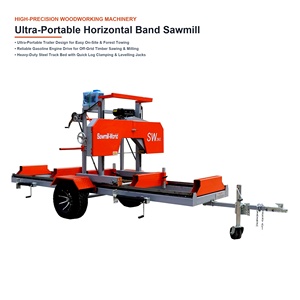 Scierie à bande horizontale ultra-portable industrielle pour le traitement et la découpe du bois en DIY - Product Image 1