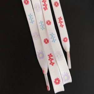 เชือกผูกรองเท้าลายดอกเดซี่ฤดูร้อนแบบแบน - Product Image 1