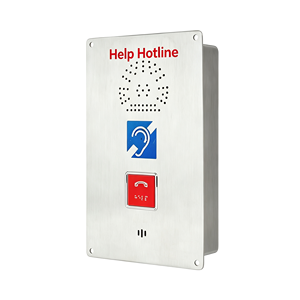 Interphone mains libres SIP avec aide auditive et téléphone compatible Braille pour personnes à mobilité réduite, adapté aux hôpitaux et aux ascenseurs de salles blanches, OEM ODM - Product Image 2