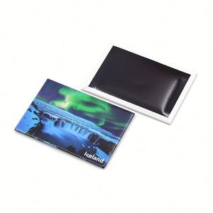 Tourism Souvenirs Square Stickers National Flag Iceland Travelling Tinplate/Glass/Rubber/Foil/Epoxy <b>Fridge</b> Magnets - Product Image 2