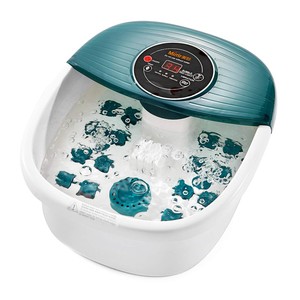 Bañera de Hidromasaje Eléctrica para Pies con 16 Rodillos de Masaje, Burbujas de Aire y Luz Roja para Relajación de Pies, en Oferta - Product Image 2
