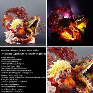 Estatua de <span class=keywords><strong>Goku</strong></span> Super Saiyan 3 Dragon Fist de Dragon Bell, Figura de Anime de Gran Tamaño, Modelo GK, Adorno de Escritorio para Venta al por Mayor - Product Image 2