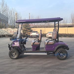 Voitures de golf électriques, véhicules écoénergétiques pour routes extérieures, nouveau modèle de voiturettes de golf, chariot de tourisme, voiturette de golf électrique 4 places - Product Image 1