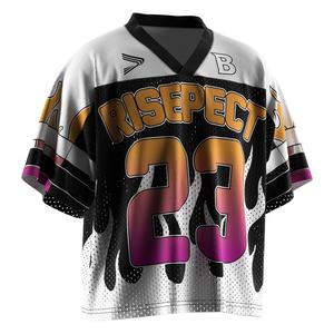 Ropa Deportiva Heritage con un Toque Clásico, Estilo Retro y Tejido de Malla Holgado para Entusiastas del Fútbol Americano Vintage - Product Image 5