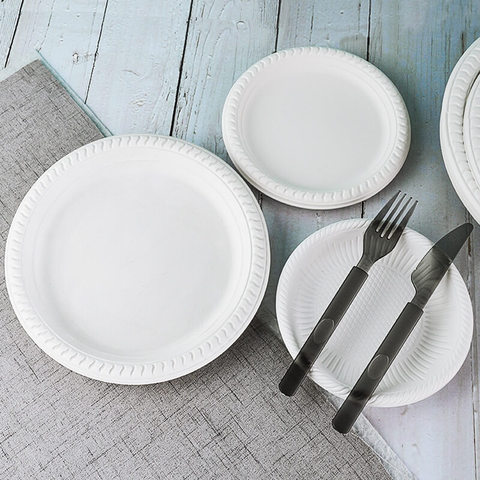 Cheap Disposable Plates Wedding Cake Eco Ware