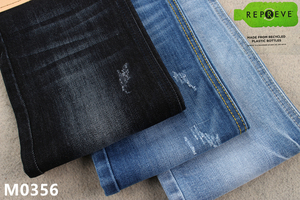 Matériau unifi repreve en polyester recyclé avec tissu denim flammé pour jean homme - Product Image 2