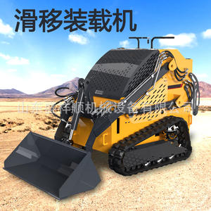 Mini-chargeuse compacte pour travaux de génie civil, machine à glissière de cabine, chenille verticale, petite - Product Image 3