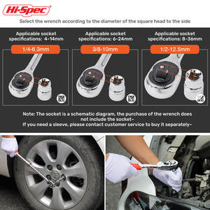 72-зубчатый быстросъемный полировальный трещоточный ключ-гайковерт 1/2 дюйма, ручной инструмент для ремонта, поддержка OEM-кастомизации - Product Image 6