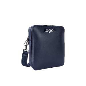 Logo personnalisé Oem Odm sacs de luxe en cuir pour hommes de haute qualité pour les voyages en plein air sac à bandoulière en cuir imperméable <span class=keywords><strong>bleu</strong></span> <span class=keywords><strong>marine</strong></span> pour hommes - Product Image 5