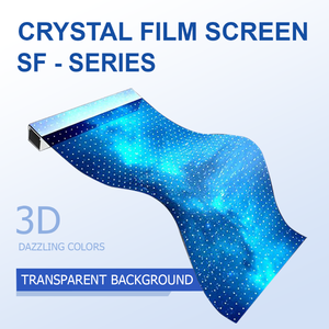 90%Transmittance Integrated LED <strong>Driver</strong> P10 Flexible Transparent LED Film Screen Indoor <strong>Display</strong> 240*1000 for Showcase Event Decor - Product Image 6