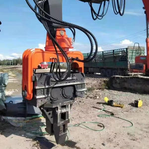 Marteau vibrant hydraulique est un type moderne de marteau de fondation utilisé pour le frappage de pieux en acier, de béton préfabriqué et de pieux en bois. - Product Image 2