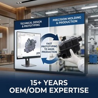 Service de moulage par injection grande capacité MA 5300 pour réservoirs en plastique automobile - Moules de précision et prototypage rapide OEM