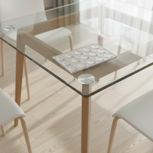 Patins antidérapants autocollants en caoutchouc transparent de 22 mm pour protéger les meubles et les tables en verre - Product Image 3