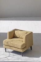 Meubles de salon scandinaves pour la décoration intérieure Fauteuil en tissu Fauteuil de canapé de style moderne