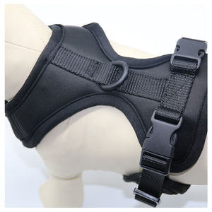 Set tali hewan peliharaan, S M L XL ukuran lucu serat nilon kucing Harness rompi dengan Escape Proof Neoprene Mesh kerah Breakaway tali kekang - Product Image 4