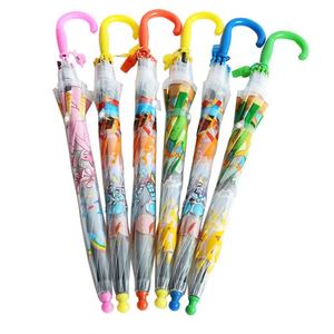 ร่มเด็กพิมพ์ลายโฆษณาโลโก้ใสกันฝนสำหรับเด็กขายส่ง - Product Image 1