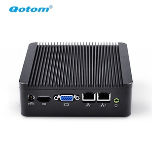Q190S Qotom Q190S มินิพีซีแบบสองพอร์ต LAN รุ่น J1900 Quad Core สูงสุด 2.42Ghz คอมพิวเตอร์ขนาดเล็กแบบไร้พัดลม - Product Image 1