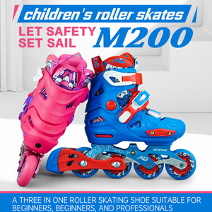 Ensemble de patins à roulettes réglables pour enfants, filles et garçons, débutants, étudiants, patins à roulettes extensibles pour l'extérieur avec équipement de protection - Product Image 2