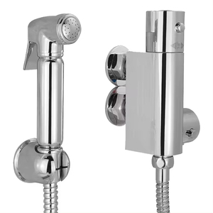 Chrome Hand Held Toilet Bidet Sprayer Thermostatic Bidet Sprayer Kit