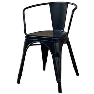 Sillas de comedor de metal Patio de metal Restaurante de metal Altura del asiento de 18 pulgadas Sillas de interior al aire libre - Product Image 6