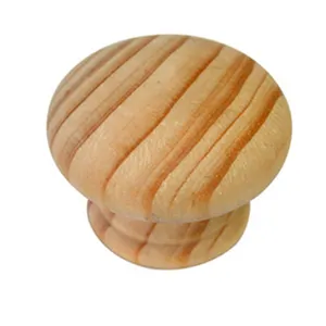 Wooden Door Handles And Knobs Natural Material Drawer Wood Door Handles Small Round Wooden Knobs