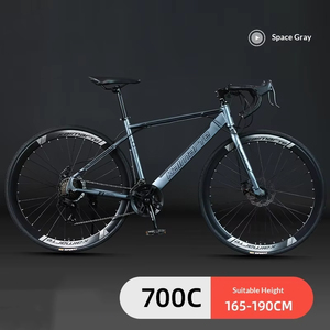 Bicicleta de Carretera de Carreras al Por Mayor de Fábrica, Freno de Disco Doble Curvo, para Adultos, Hombres y Mujeres, 24-30 Velocidades, 14 kg, Cuadro Ligero y Resistente - Product Image 6