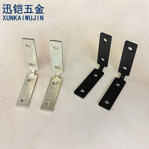 Support d'angle en acier Xunkai Wujin, épaisseur 3 mm, revêtement poudré, quincaillerie sans poignée pour portes et fenêtres - Product Image 3